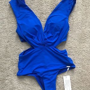 One piece bathing suit